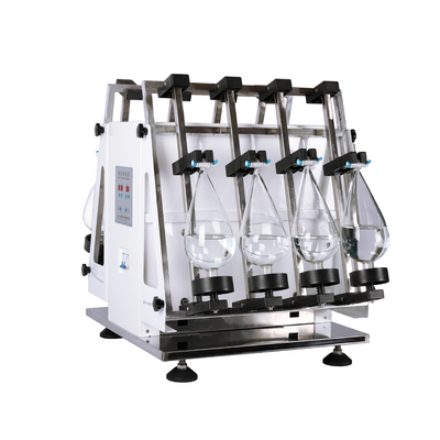 Coctelera vertical del embudo de Separatory del laboratorio para el fabricante de dos líquidos de la máquina de la extracción