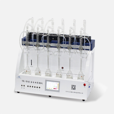 Sistema automático 8pcs de la destilación de Cyanide del nitrógeno/del fenol del amoníaco