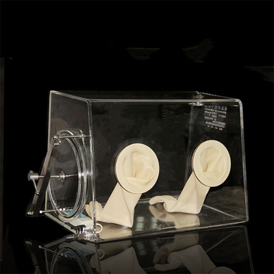 Caja de guantes transparente de las atmósferas del vacío, aislador de acrílico de la caja de guantes del laboratorio